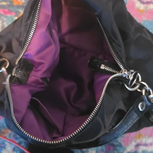 Coach 14570 Poppy Signature Jacquard - Picture 8 of 11